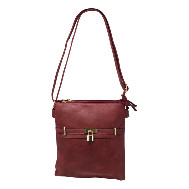 Small Front Lock Crossbody Bag