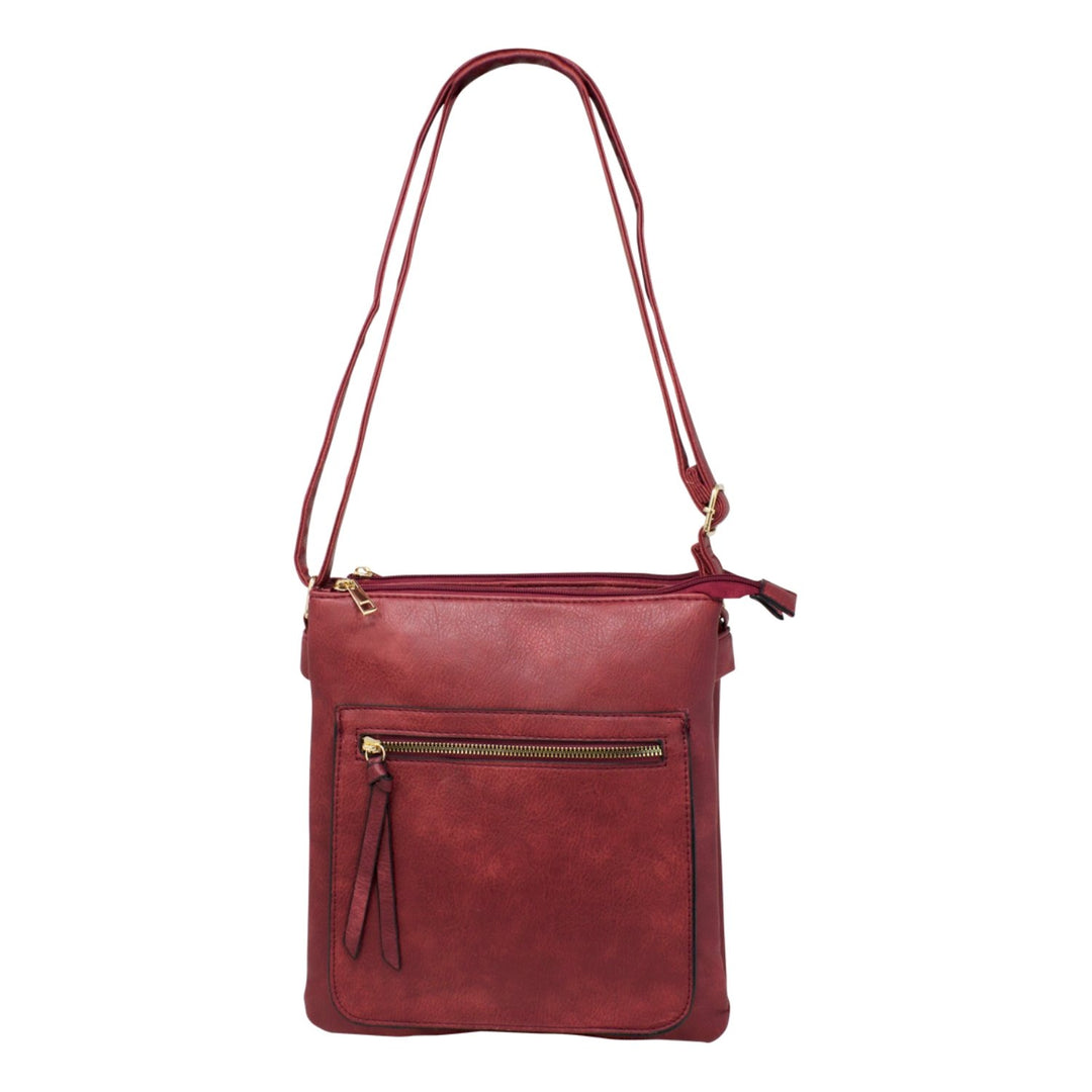 Front Zipped Pocket Crossbody