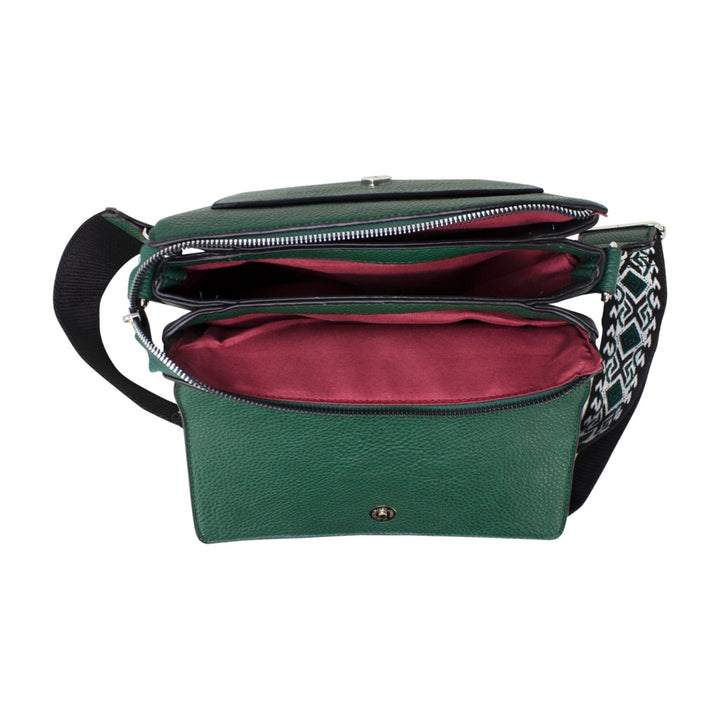 Flap-N-Snap Multi-compartments Crossbody