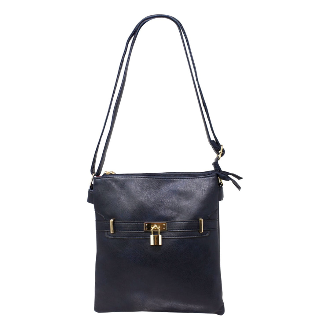 Small Front Lock Crossbody Bag