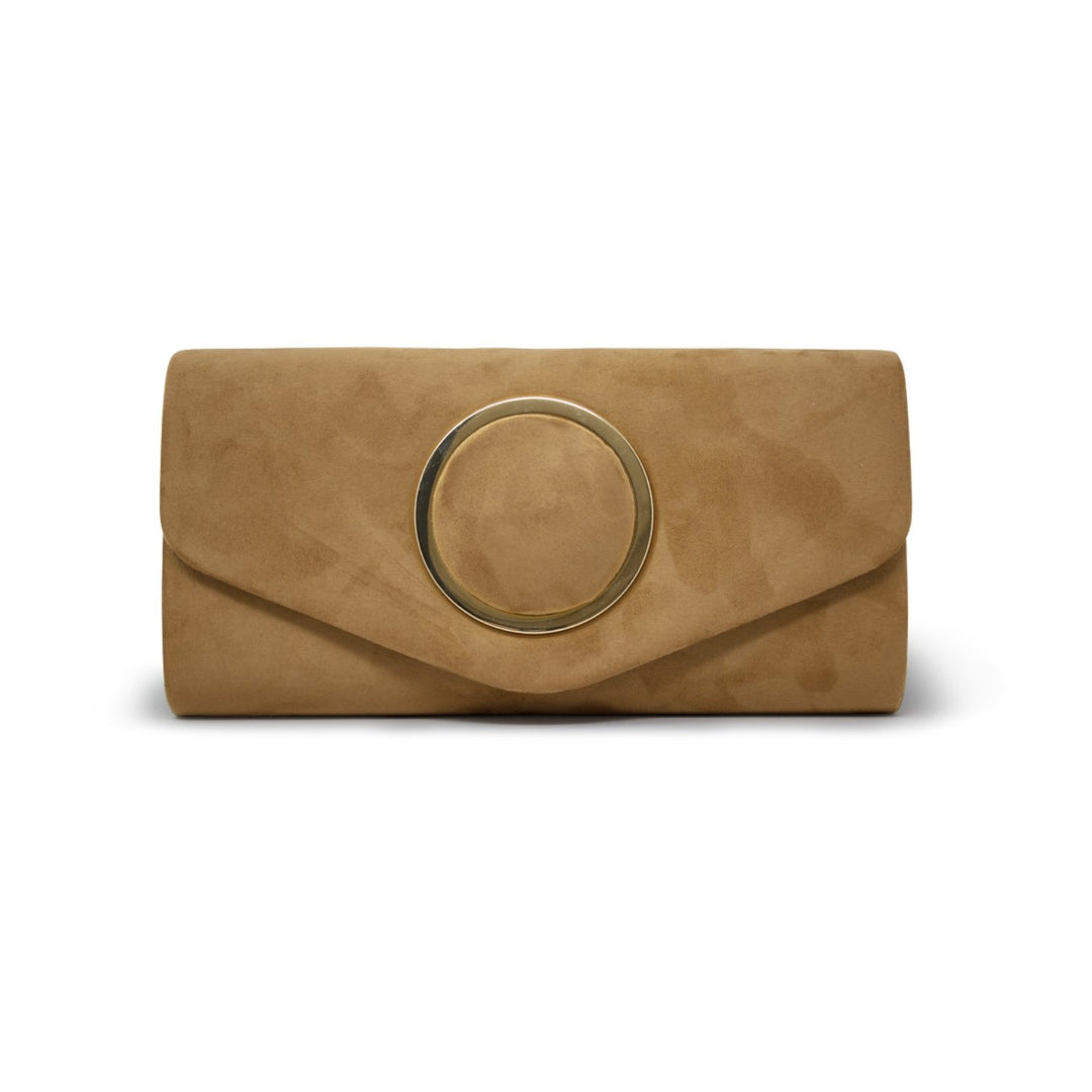 Velvet Detail Moon Base Clutch