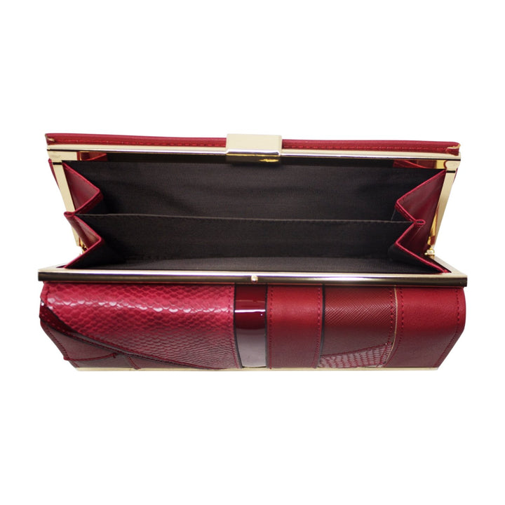 Faux Leather Clutch Purse