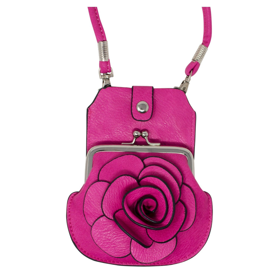 Camellia Pouch for Phone & Coins