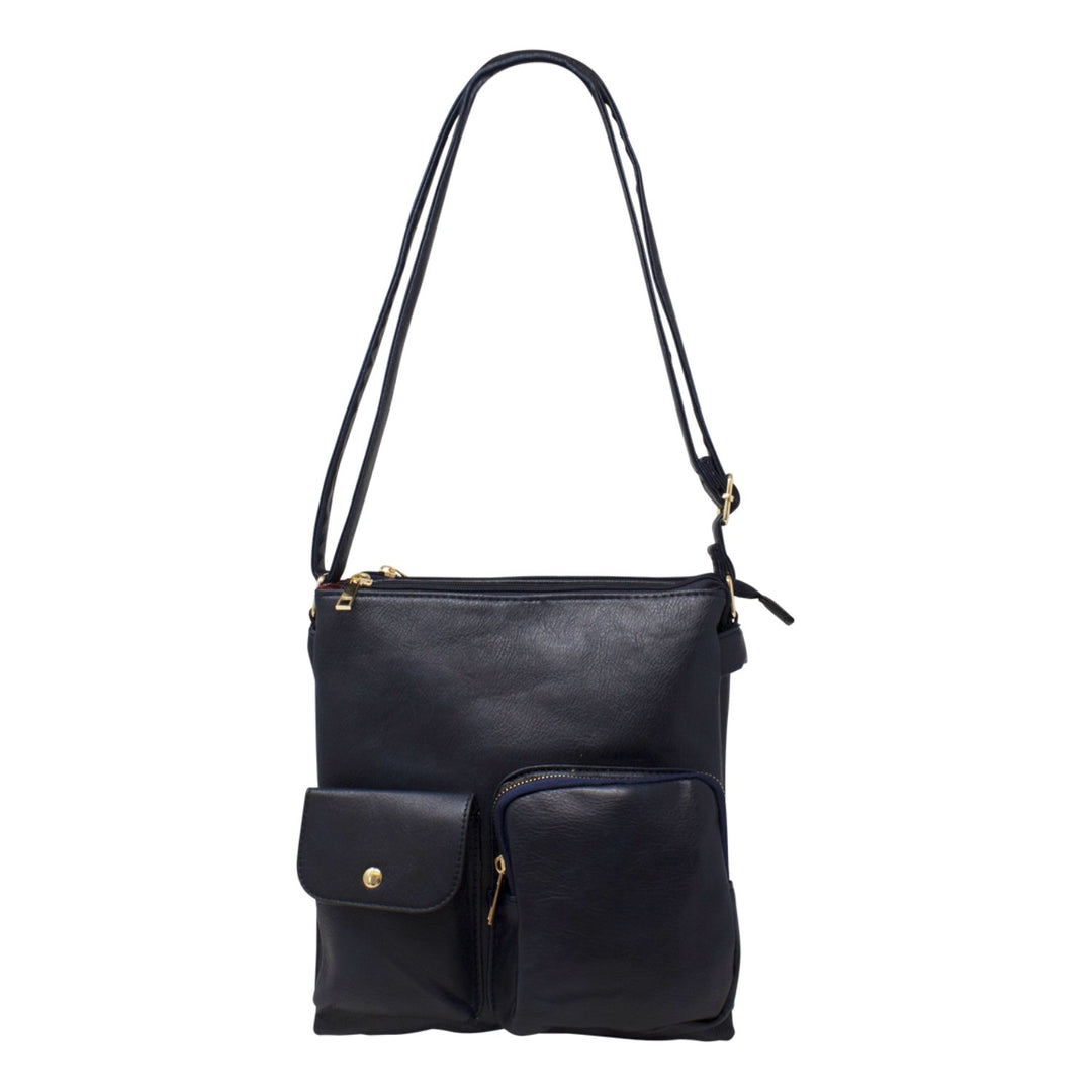 Double Pockets Crossbody