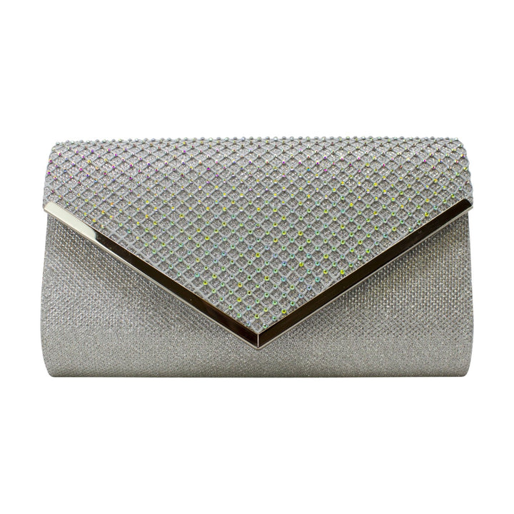 Envelop Style Clutches with Iridescent Diamante