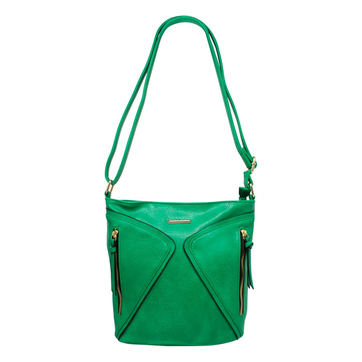 Alpini Double Front Zipper Crossbody