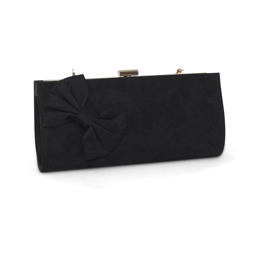 Side Bow Detail Evening Bag