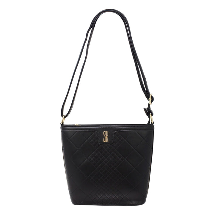 Diamond Pattern Crossbody Bag