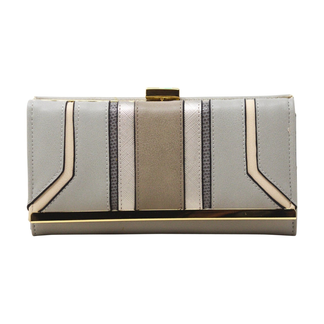 Striped Ladies Long Purse