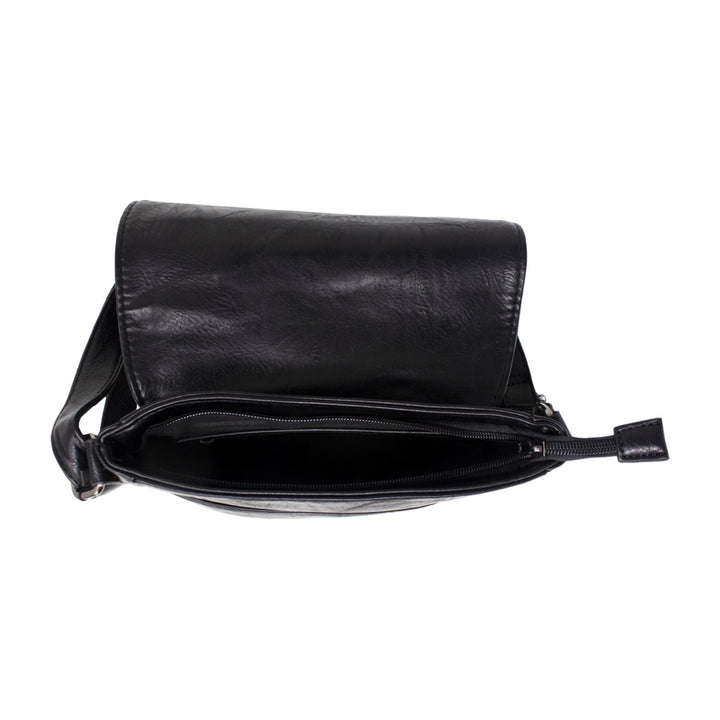 Classic Crossbody Bag with Front Zipper