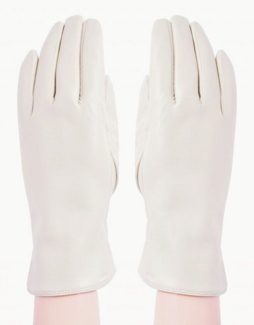 Plain Soft Faux Leather Glove