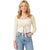 Women’s Tie Up Bolero Shrug Cropped Cardigan