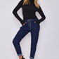 Italian-Style Denim Stretch Magic Trousers