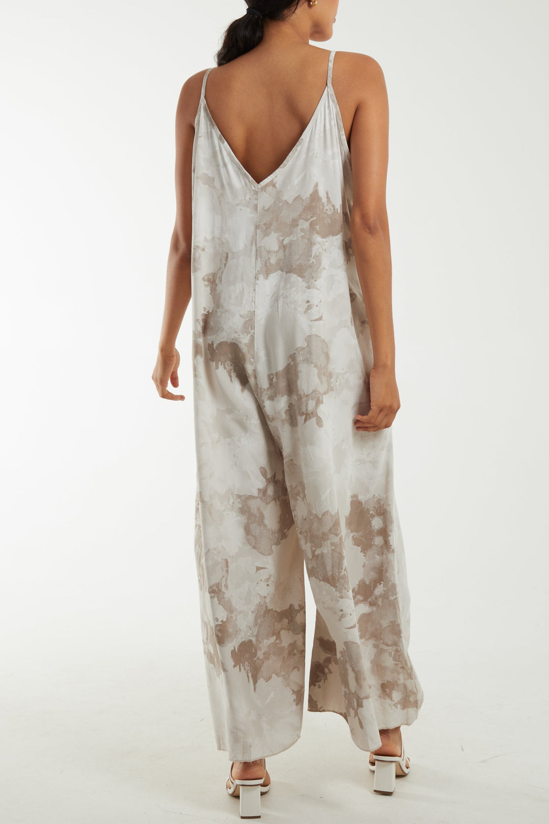 Smoky Print Cami Relaxed Fit Jumpsuit