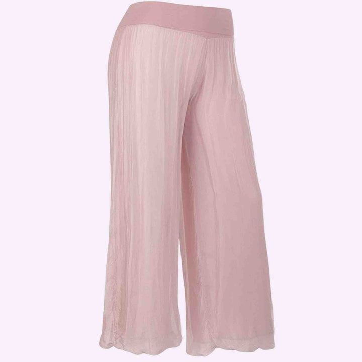 Silk Lagenlook Trouser Palazzo