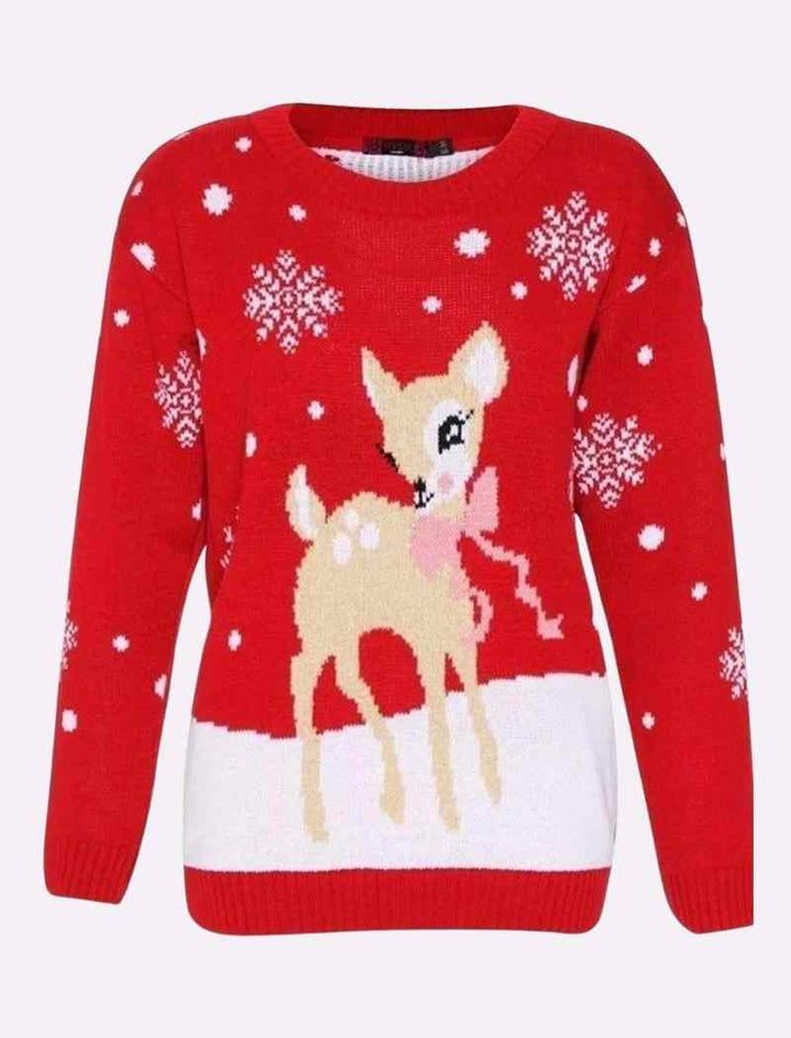 Bambi Reindeer Christmas Jumper