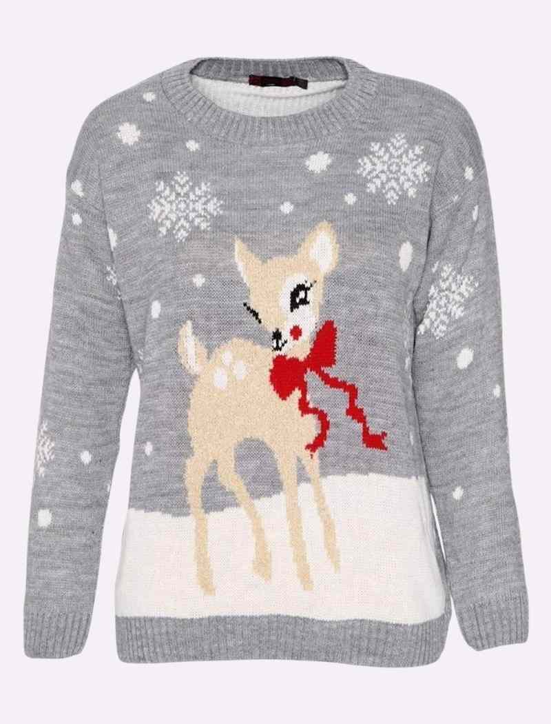 Bambi Reindeer Christmas Jumper