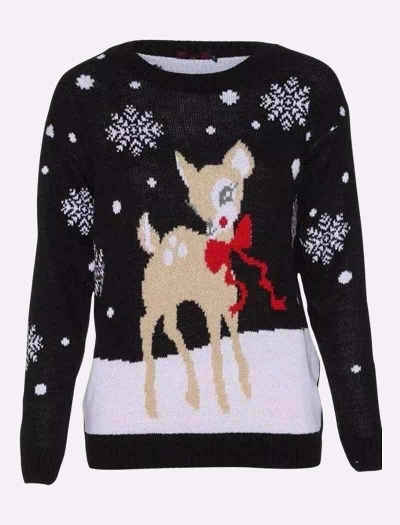 Bambi Reindeer Christmas Jumper