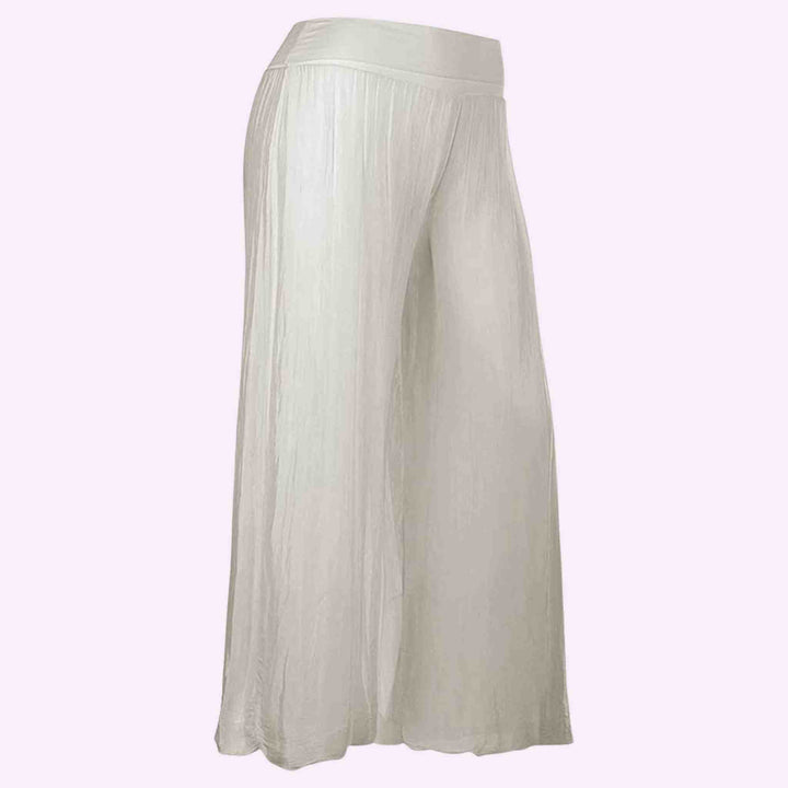 Silk Lagenlook Trouser Palazzo