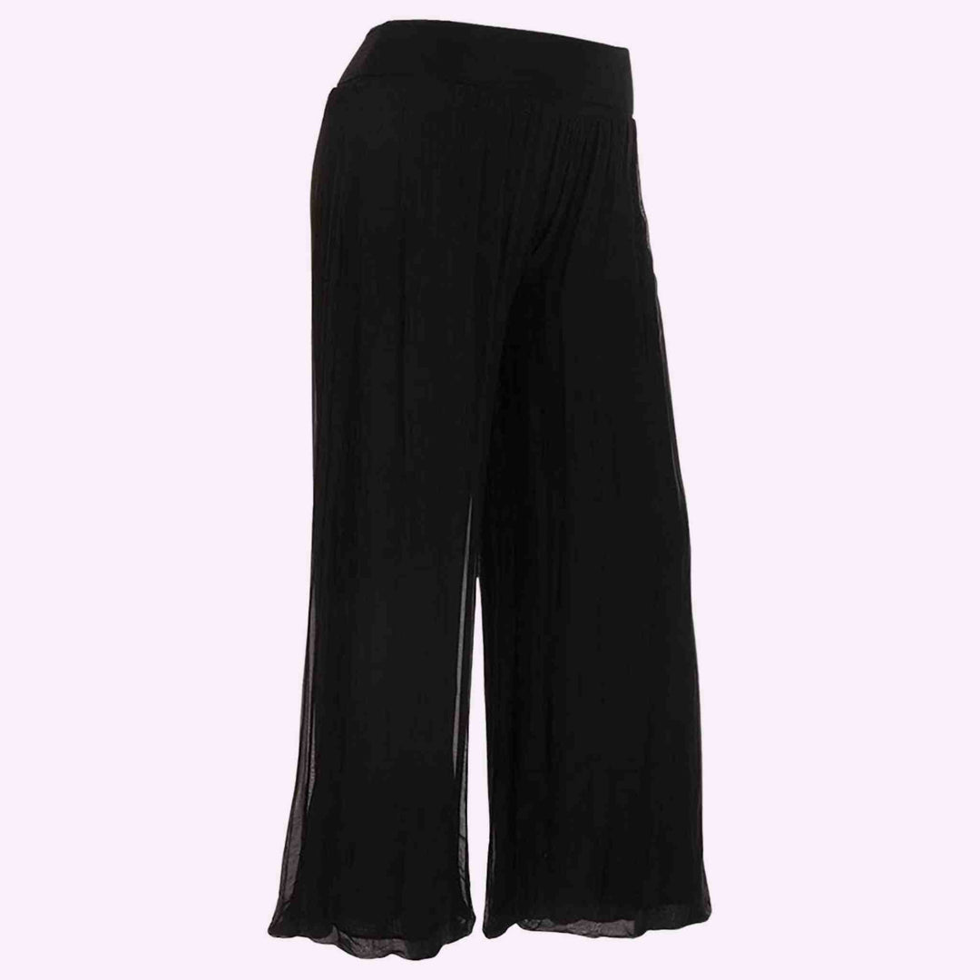 Silk Lagenlook Trouser Palazzo