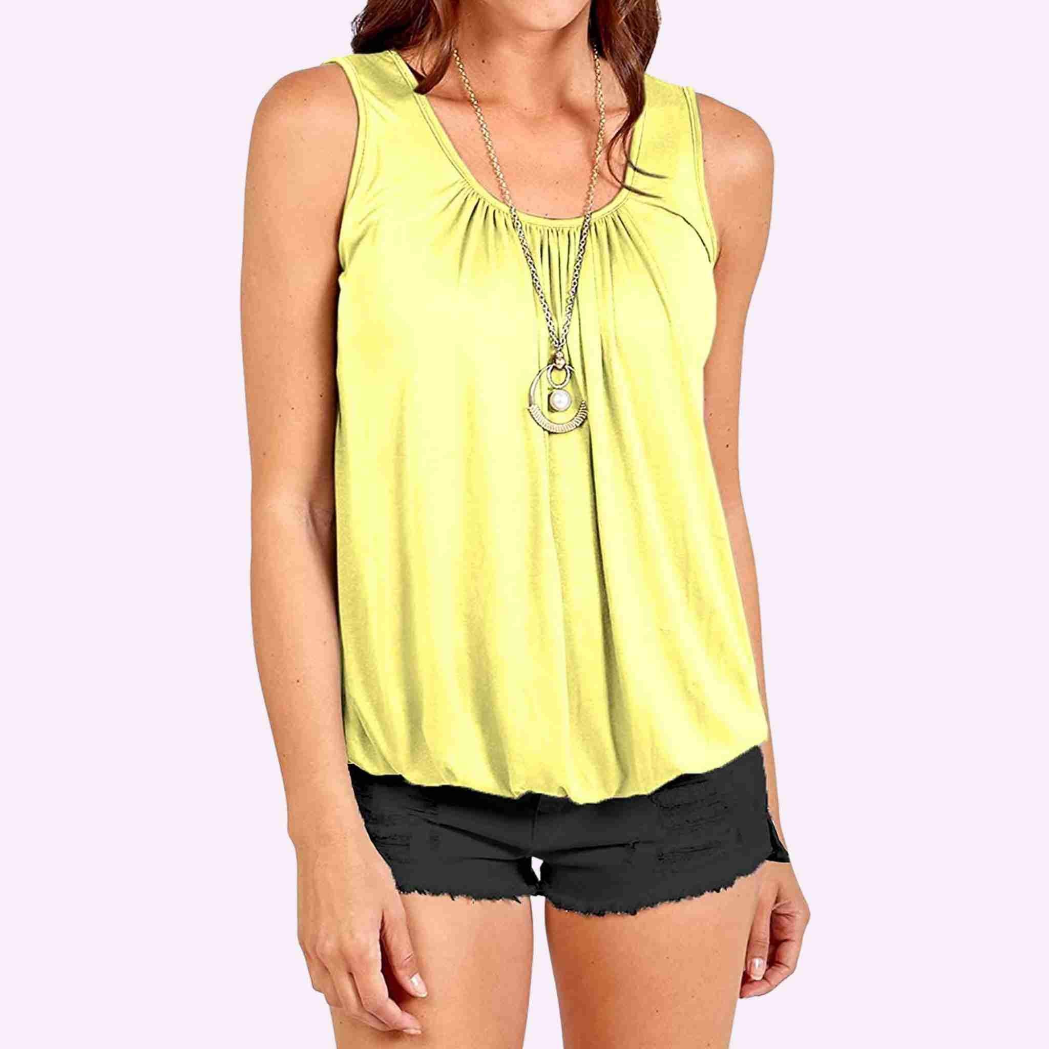 Bubble cheap hem vest