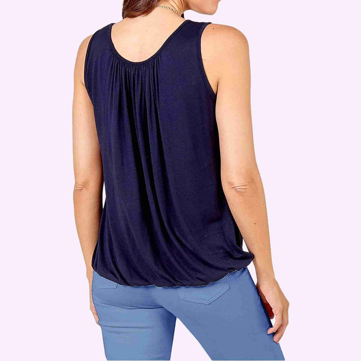 Bubble Hem Vest Top