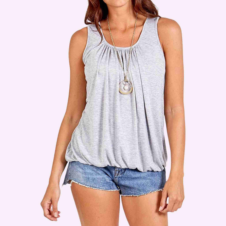 Bubble Hem Vest Top