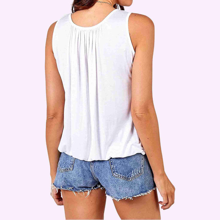 Bubble Hem Vest Top