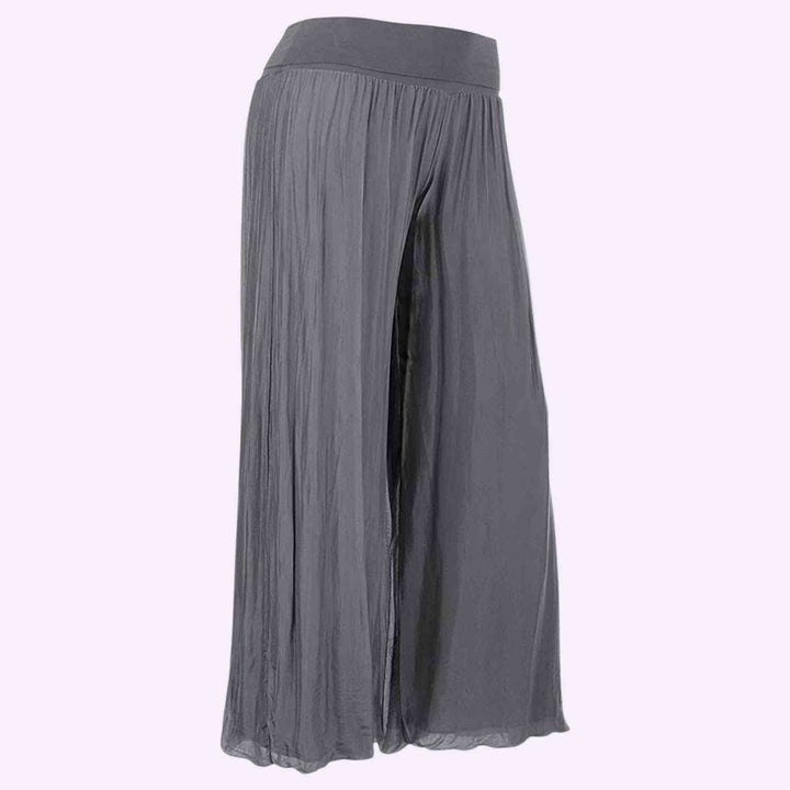 Silk Lagenlook Trouser Palazzo