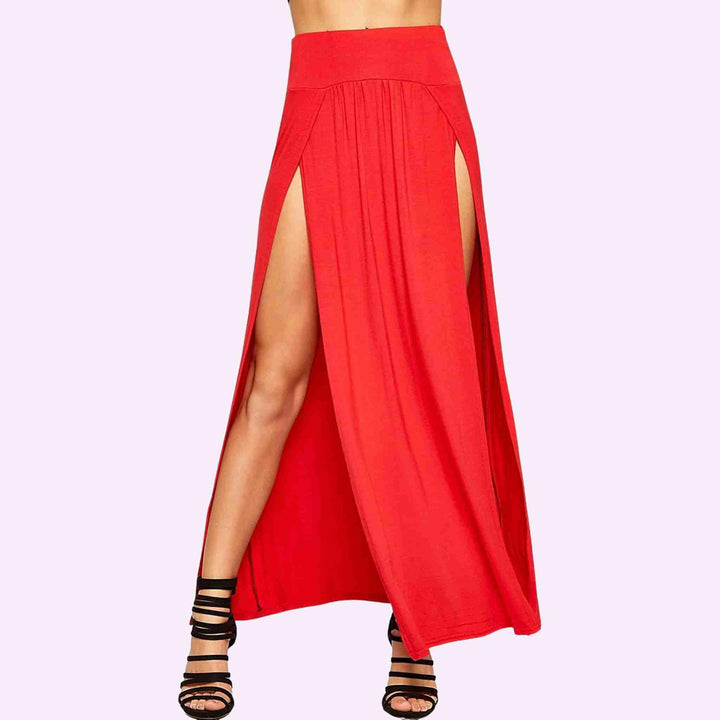 Double Split Maxi Skirt