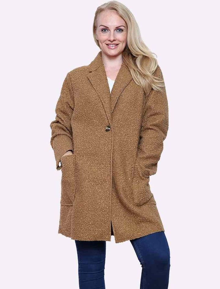 Faux Fur Long Coat