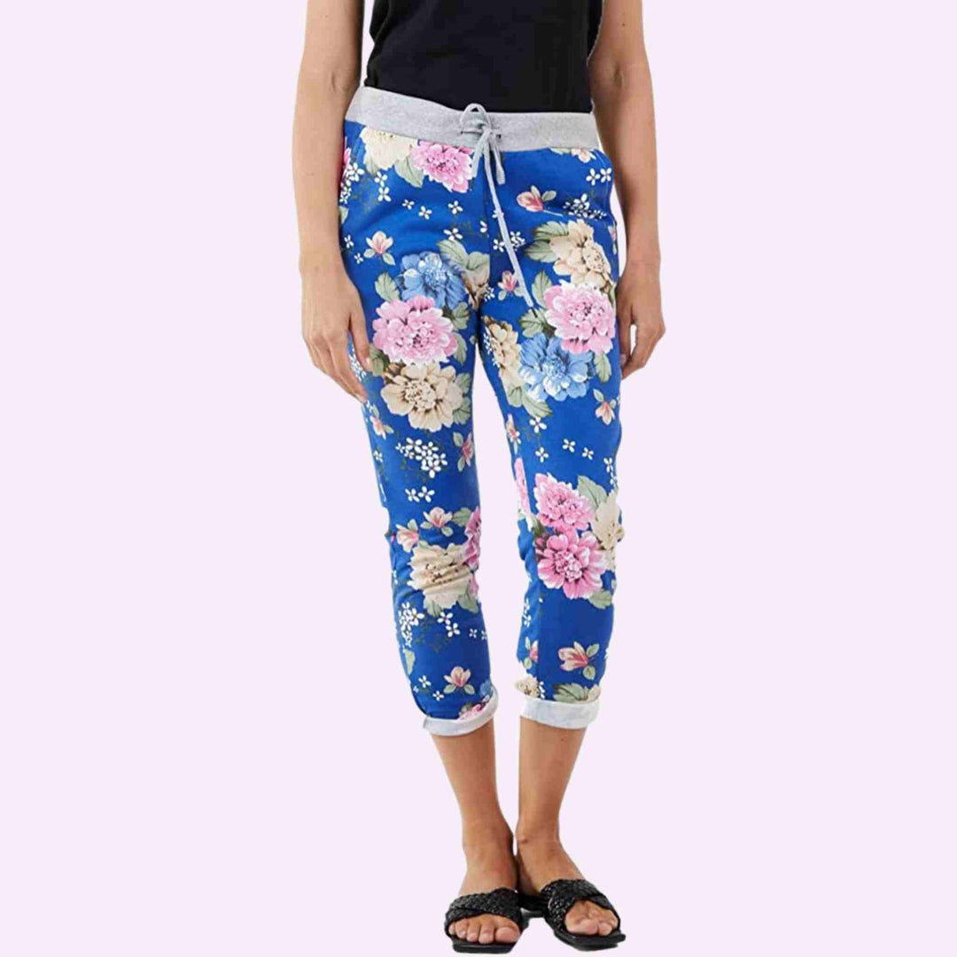 Flower Printed Joggers