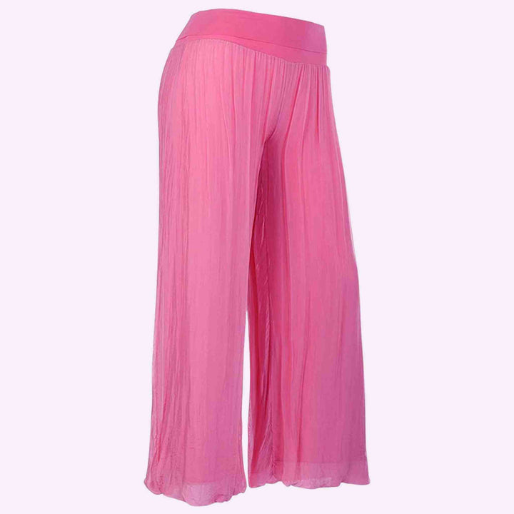 Silk Lagenlook Trouser Palazzo