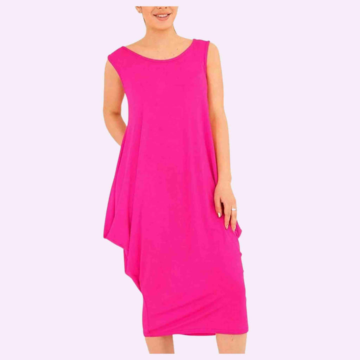 Womens Sleeveless Parachute Loose Romper Dress