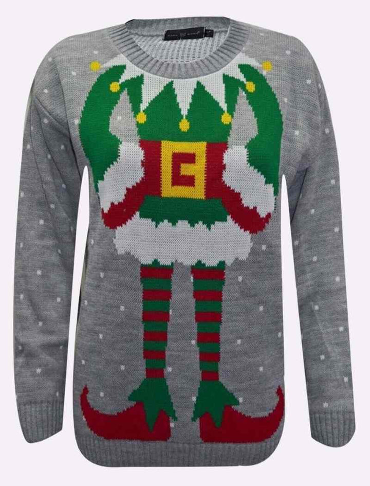 Joker Print Christmas Jumper