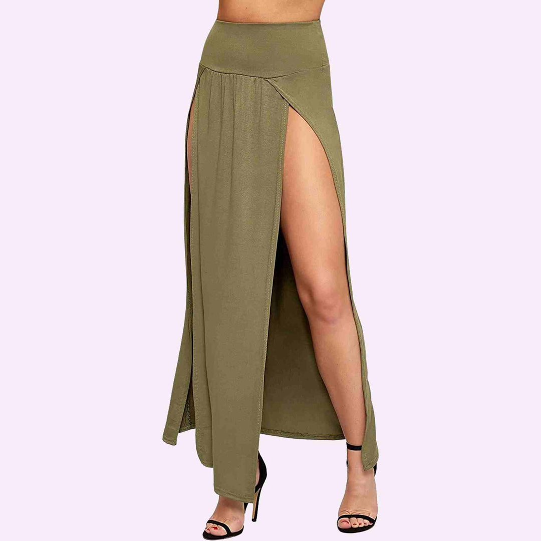 Double Split Maxi Skirt