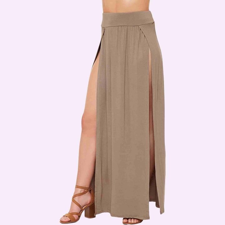 Double Split Maxi Skirt