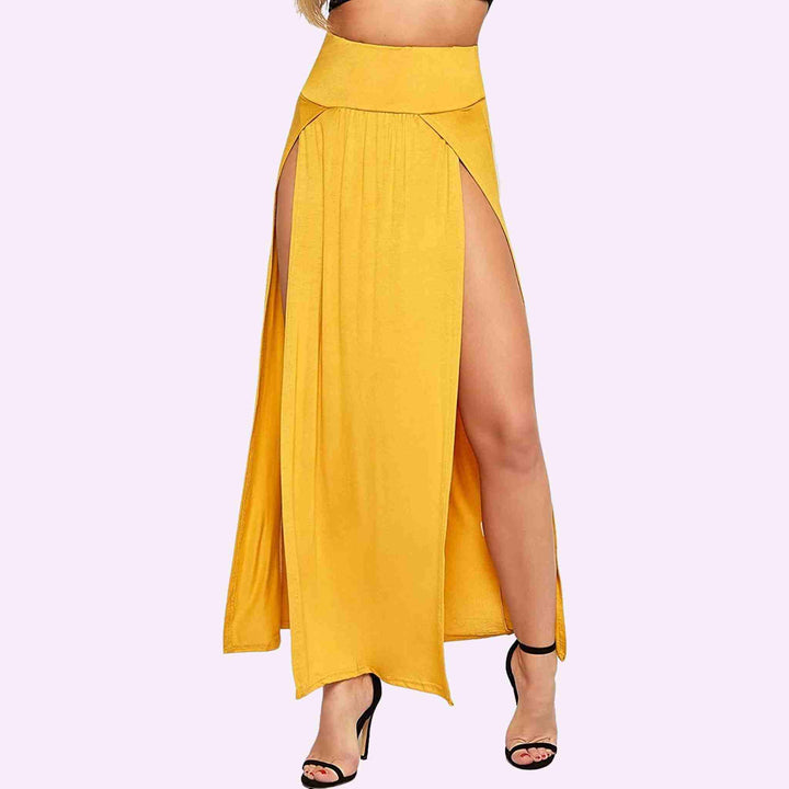 Double Split Maxi Skirt