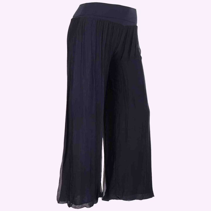 Silk Lagenlook Trouser Palazzo