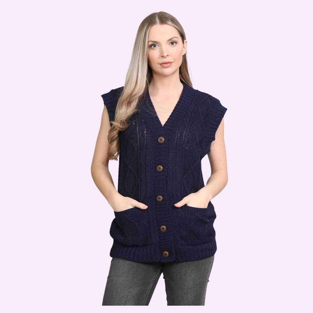 5 Button knitted Cardigan