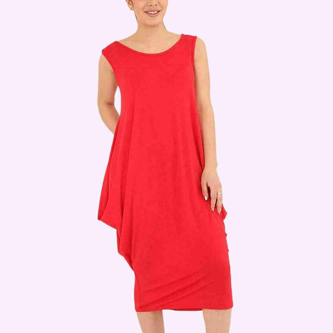 Womens Sleeveless Parachute Loose Romper Dress