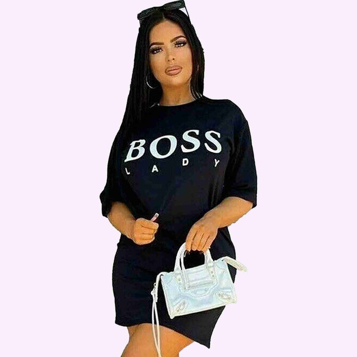 Boss Lady Printed  T-Shirt