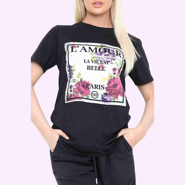 L'amour Printed T-Shirt