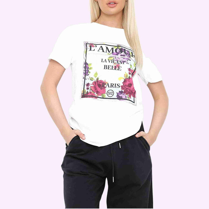 L'amour Printed T-Shirt