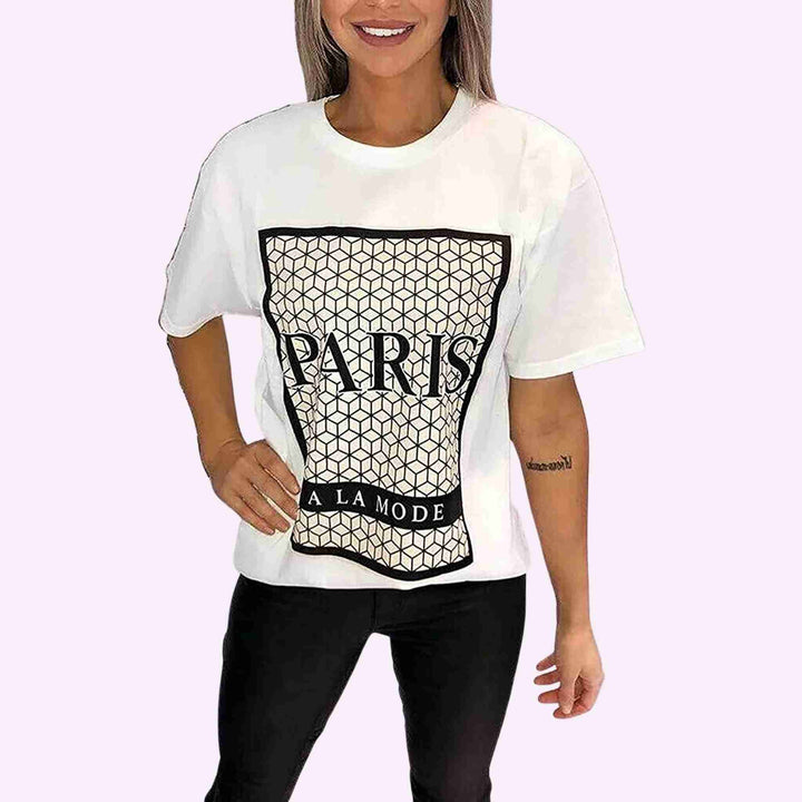 La Mode Paris Printed T-Shirt
