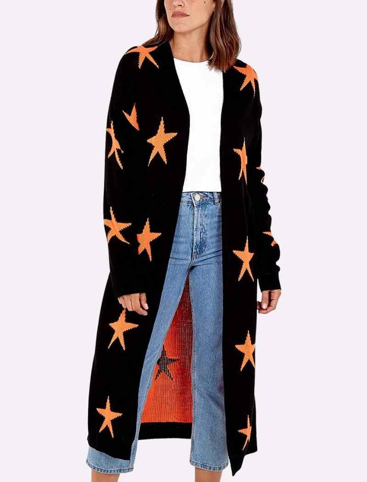 Star Print Cardigans