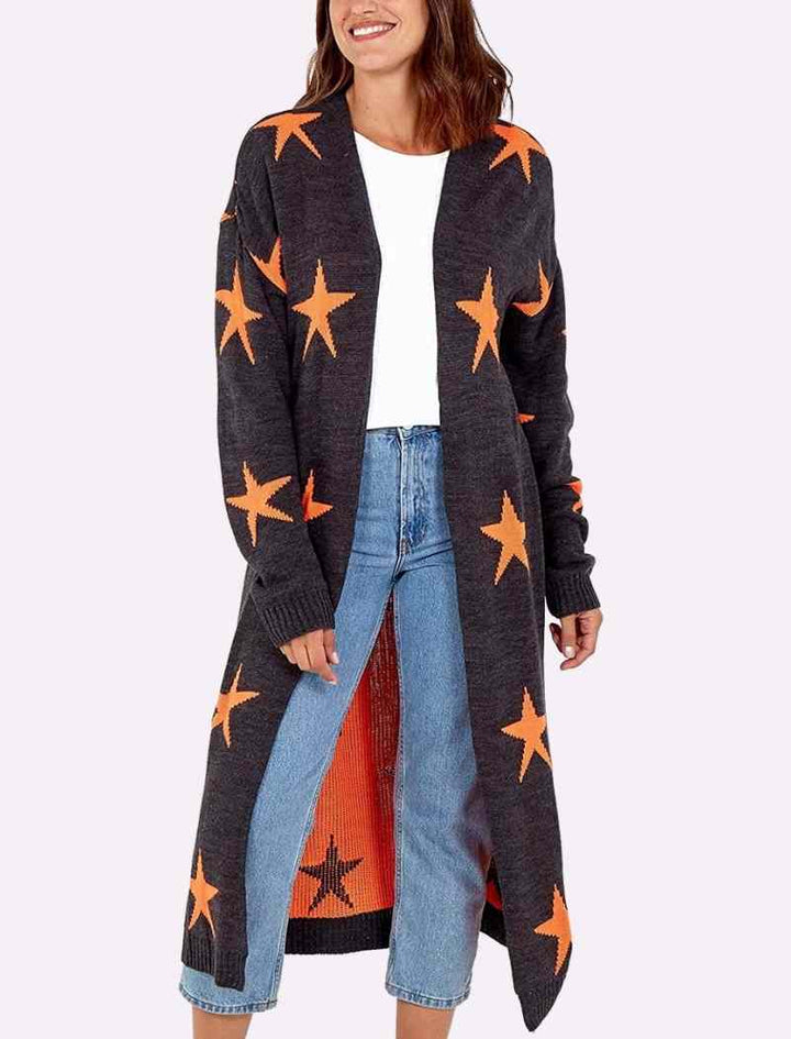 Star Print Cardigans