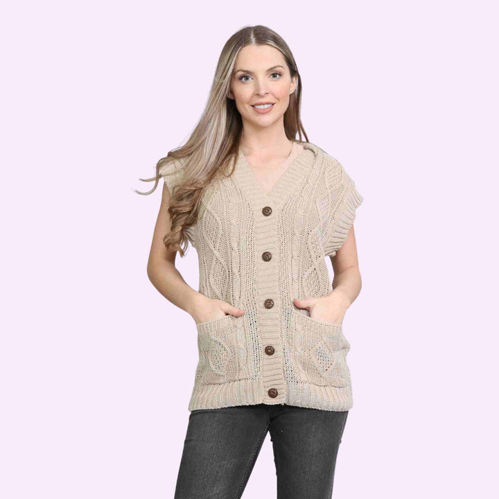 5 Button knitted Cardigan