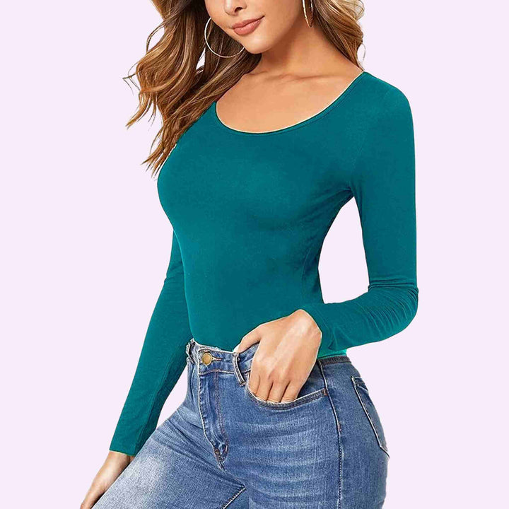 Long Sleeve Round Neck T-Shirt