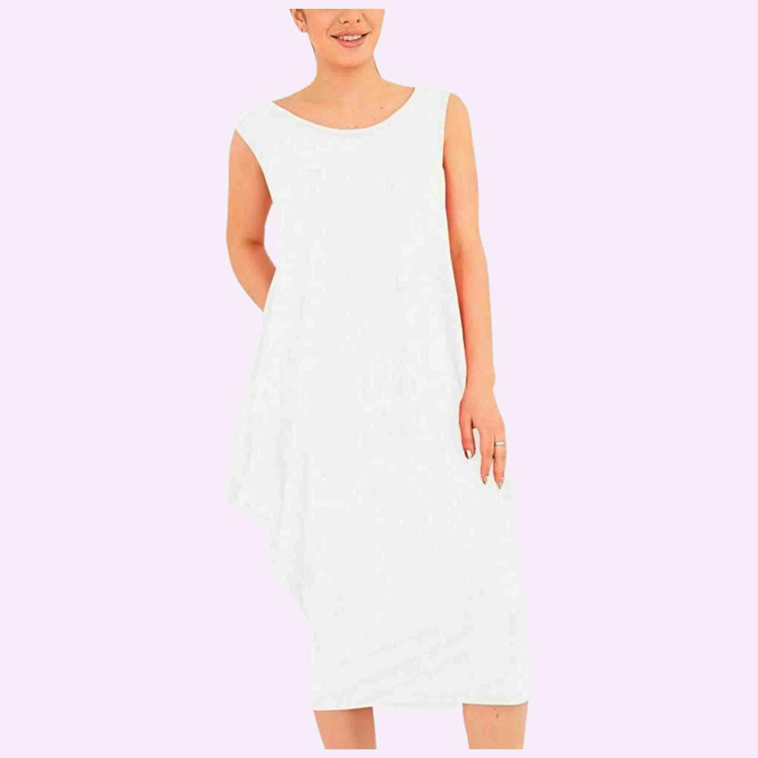 Womens Sleeveless Parachute Loose Romper Dress